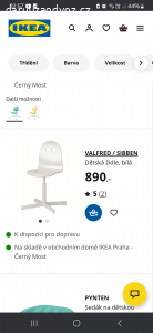 2 x kancelářská židle Ikea