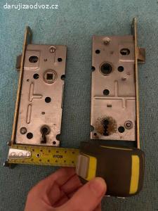 2 zámky na BB klíč do interiérových dveří