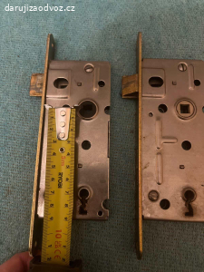 2 zámky na BB klíč do interiérových dveří