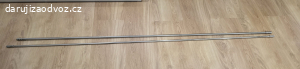 2x kovový garnýž 240 cm