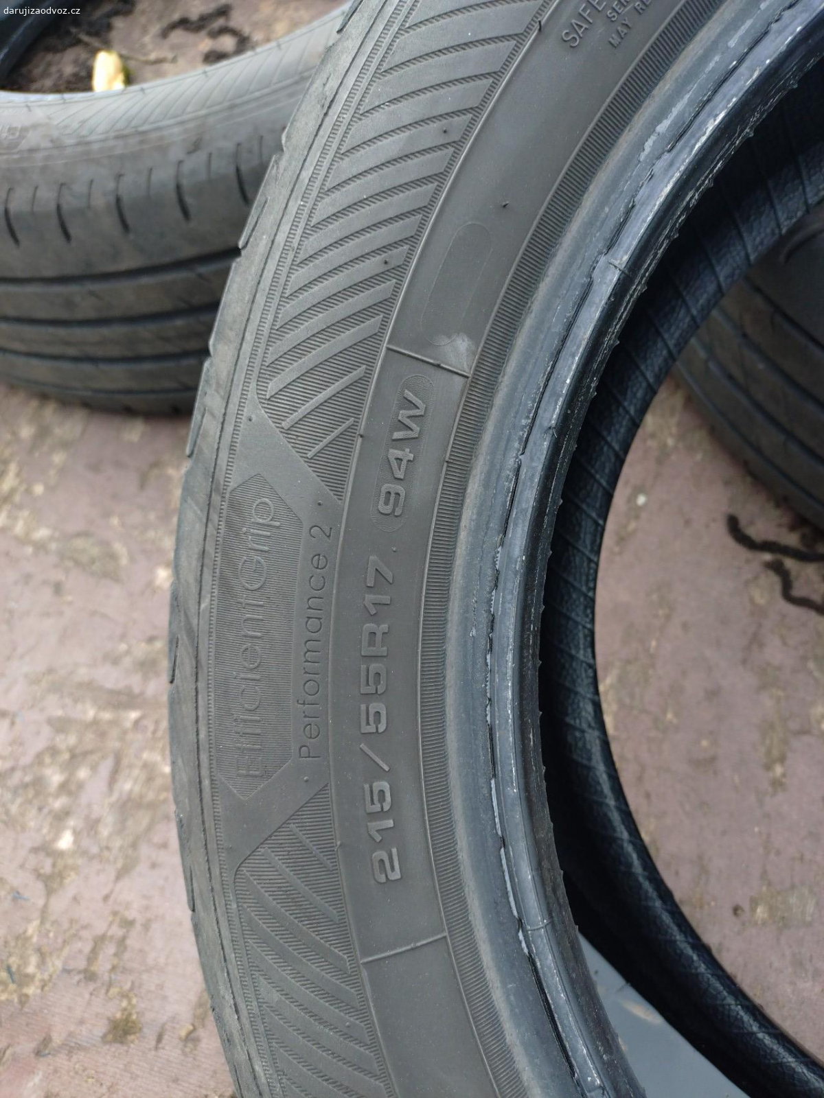 3 pneumatiky. Pneumatiky na 1 sezónu, 215 55 17