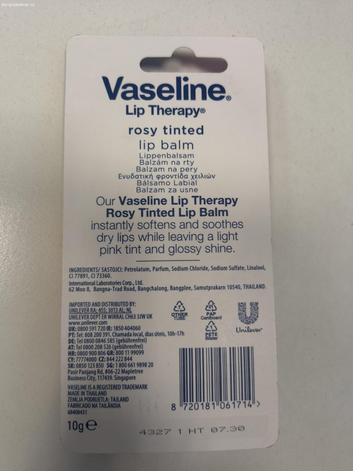 Balzám na rty. Balzám na rty