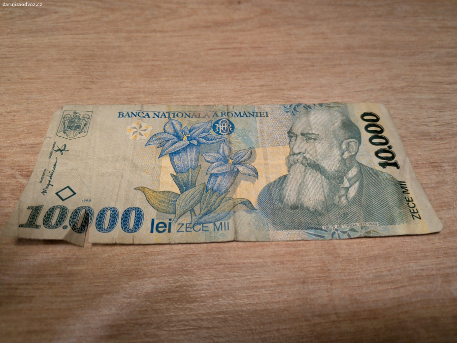 bankovka staré rumunské Leu