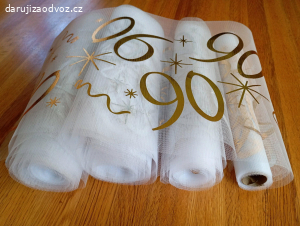 běhoun na stůl 90.narozeniny