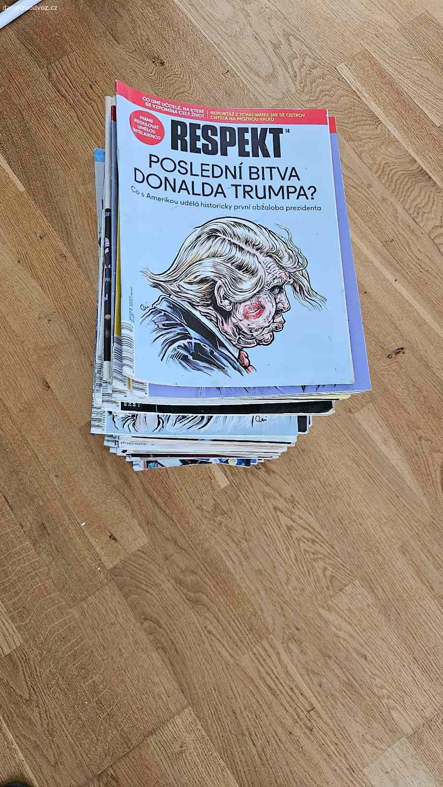 Časopis Respekt. Cca 2022-2024, víceméně komplet, některá čísla mohou chybět.