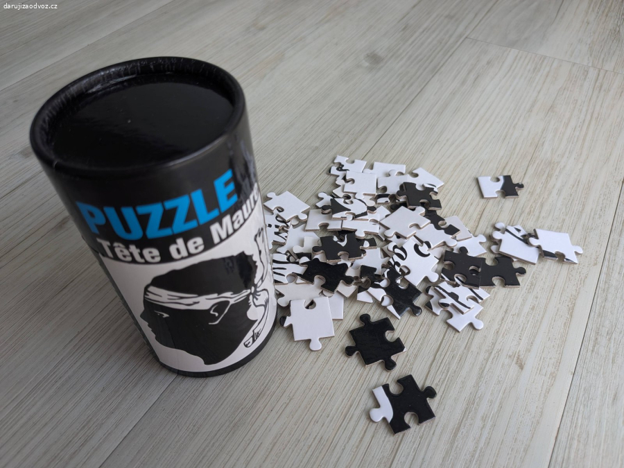 Černobílé puzzle 54 dílků