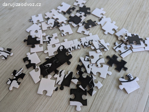 Černobílé puzzle 54 dílků