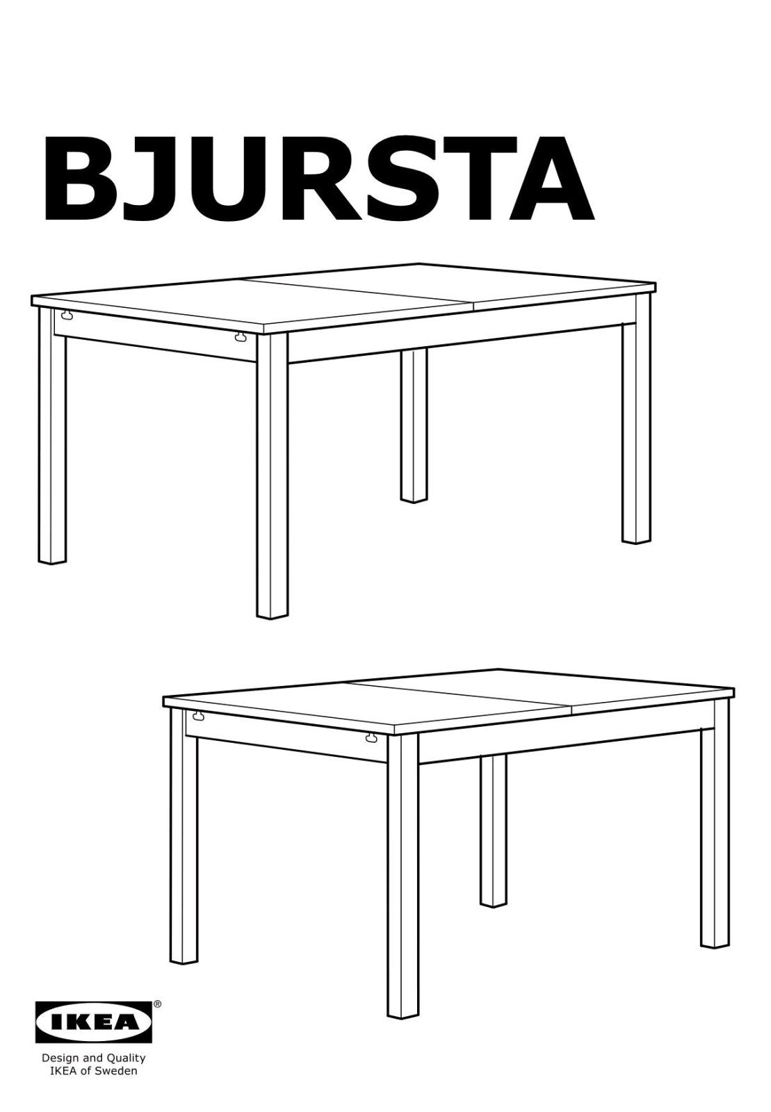 černý rozkladaci stůl Ikea Bjursta. Stůl IKEA BJURSTA za odvoz Nabízím používaný jídelní stůl IKEA BJURSTA za odvoz. Stůl je rozkládací, takže se snadno přizpůsobí počtu osob. Rozměry stolu: * Délka: 175 cm, po rozložení 218 cm nebo až 260 cm * Šířka: 95 cm * Výška: 75 cm Stůl nese známky běžného používání, ale může ještě dobře posloužit. Spěchá.