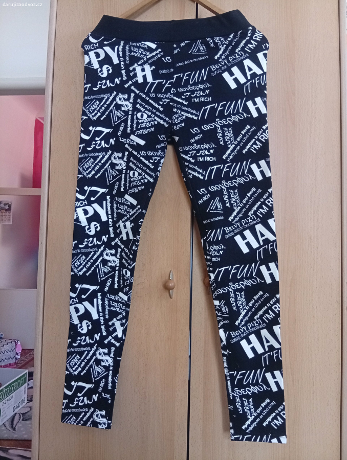 Dámské legíny teplejší vel XXL/XXXL