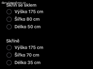 daruji 3 skříně