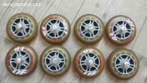 Daruji 8 koleček na inline brusle