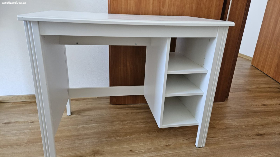 Daruji BRUSALI Psací stůl, bílá, 90x52 c
