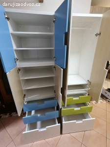 Daruji dětské šatní skříně z IKEA