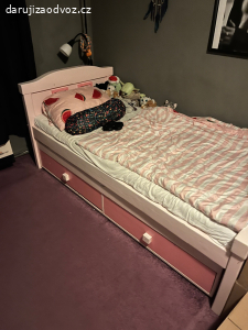 Daruji dětskou dívčí postel rozkládací