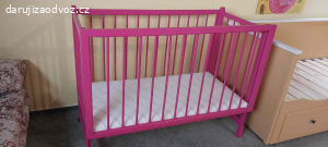 Daruji dětskou drevenou postylku s matrací