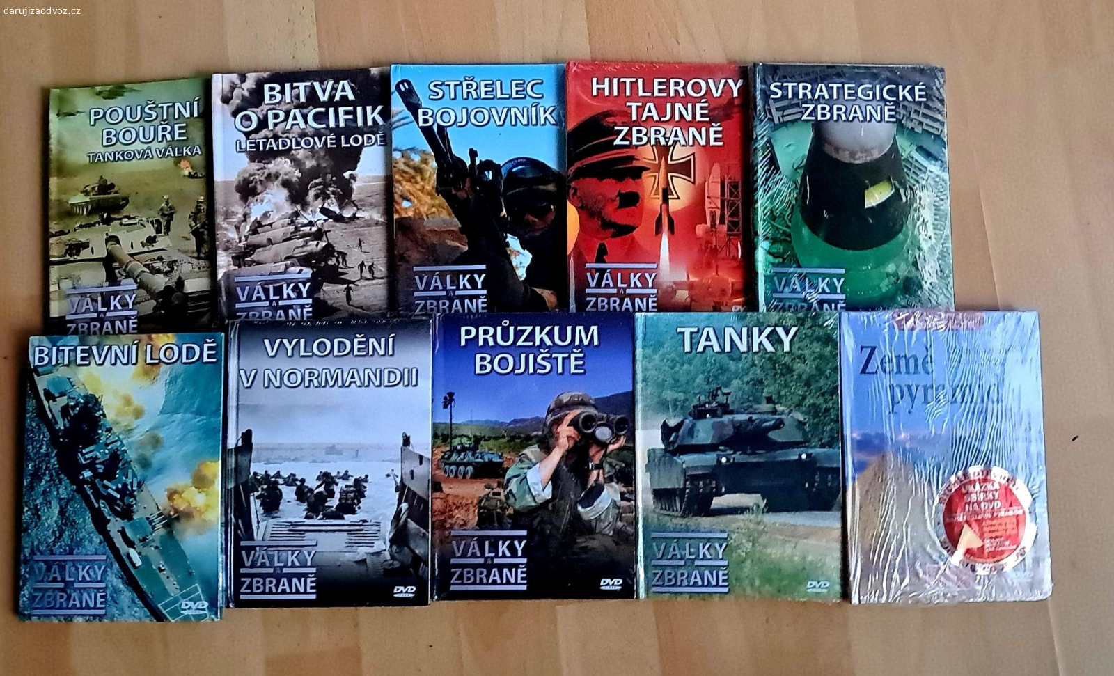 Daruji DVD. Daruji DVD válečné, originálně zabalené. Neposílám, nepřivezu, jen osobní předání.