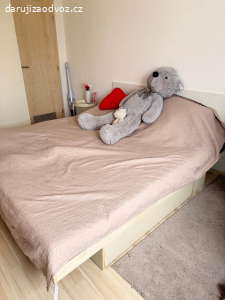 Daruji dvě šatní skříně a dvoulůžkovou postel.