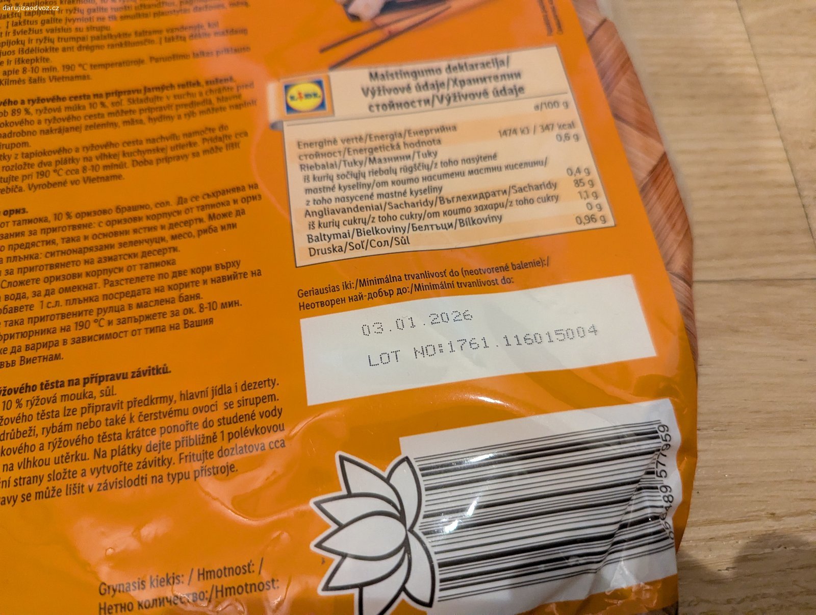Daruji expir. ryzovy papir, nerozdelany. Exp. 01/2026. Vyzvednuti ul. Pod strani.