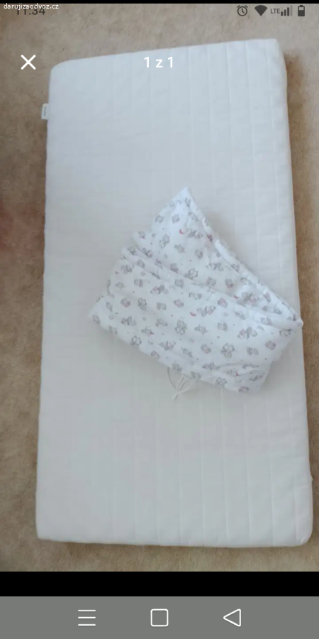Daruji matraci a mantinel do postýlky