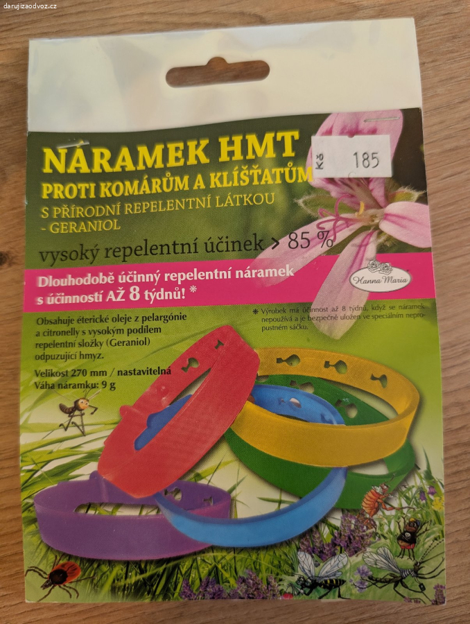 Daruji náramek proti klíšťatům