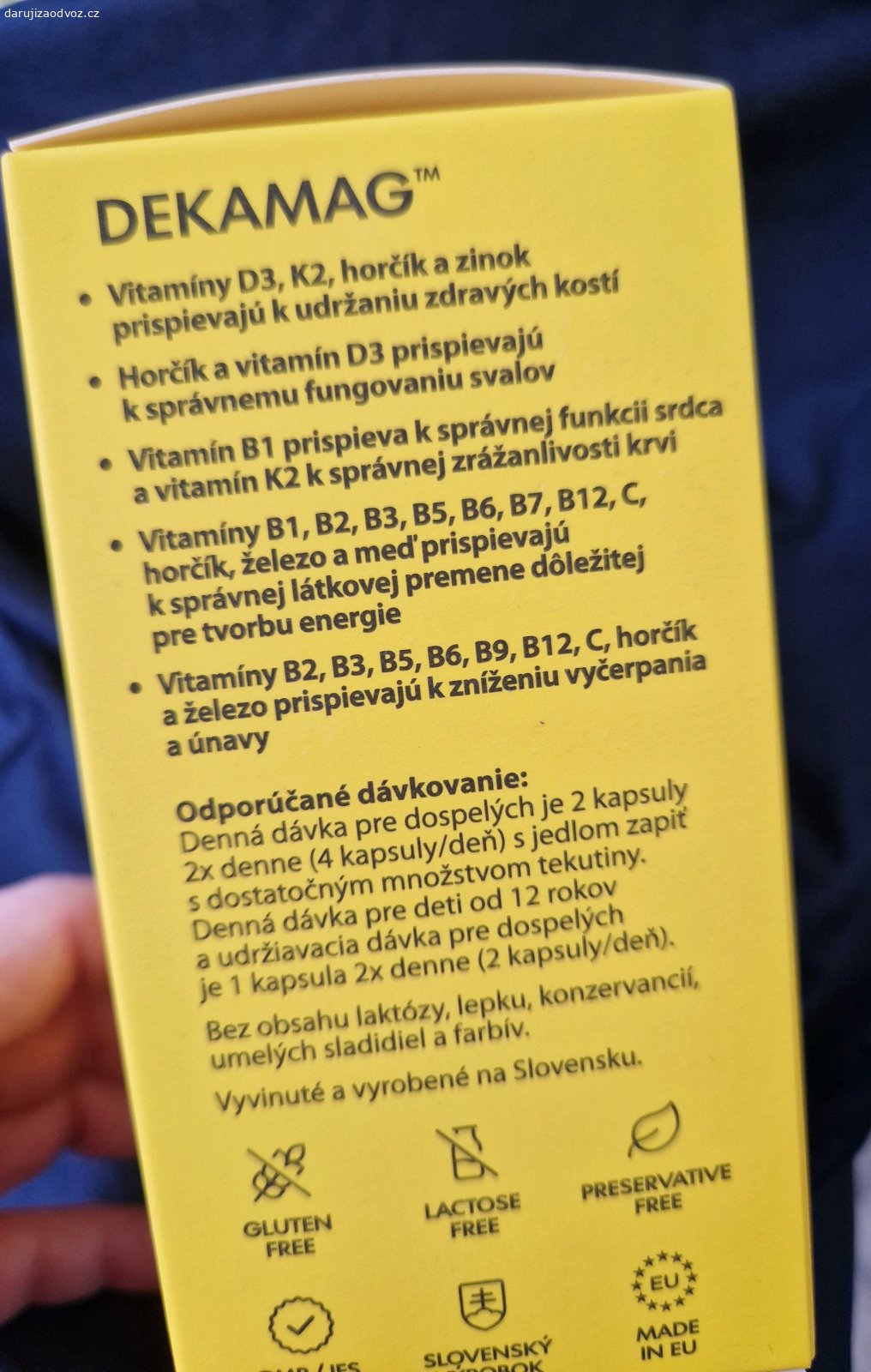 Daruji nove vitaminy nove nepouzite. Daruji komplexni vitaminy, vyrobene na SR, nove neotevrene.