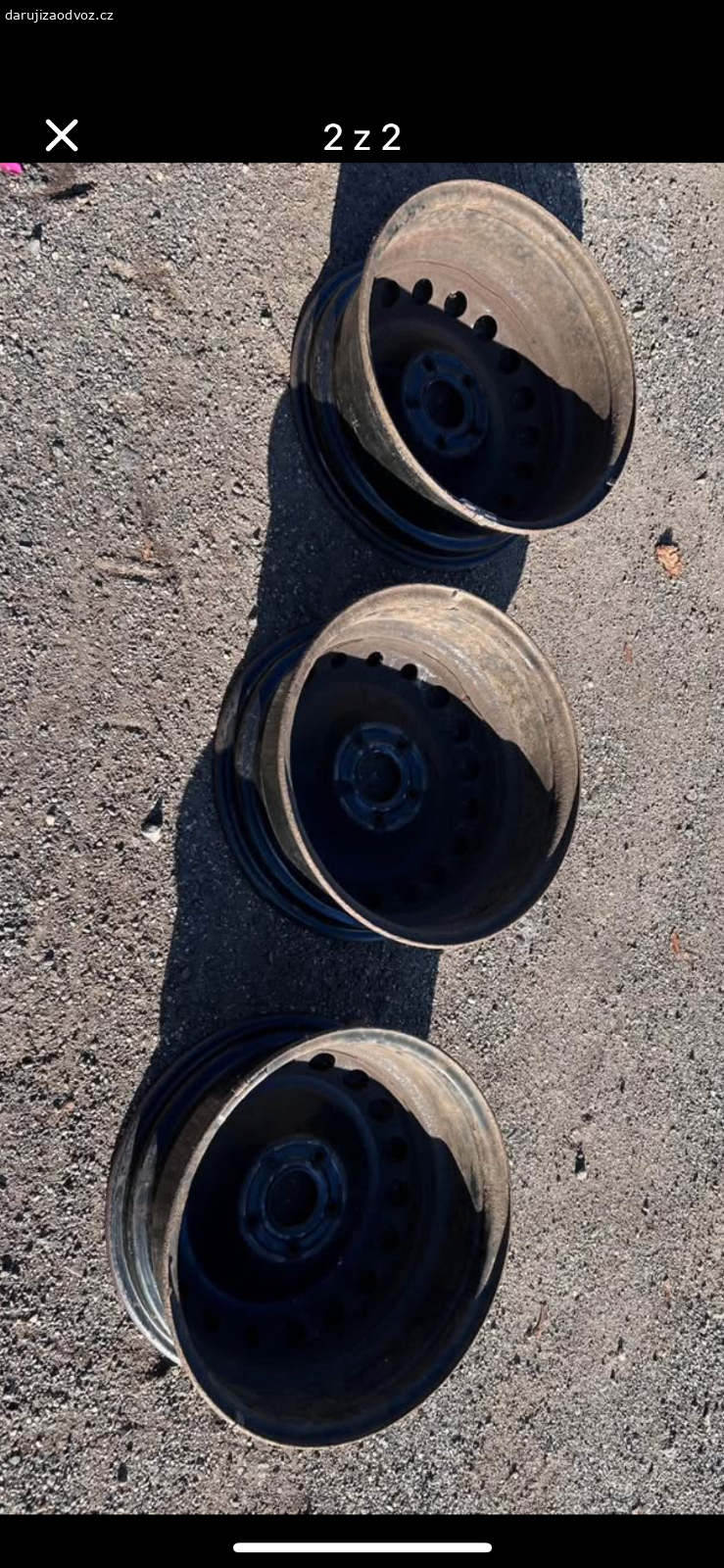 Daruji plechové disky. Dám za odvoz plechové disky. Sundané z Renault Megane 3