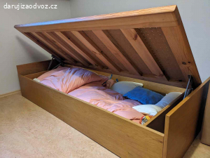 Daruji postel s úložným prostorem