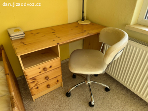 Daruji pracovní stůl, židli a skříňku