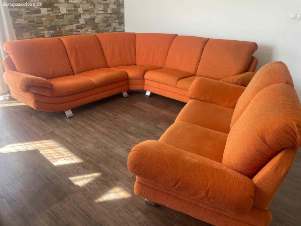 Daruji rohovou sedací soupravu + dvousedák