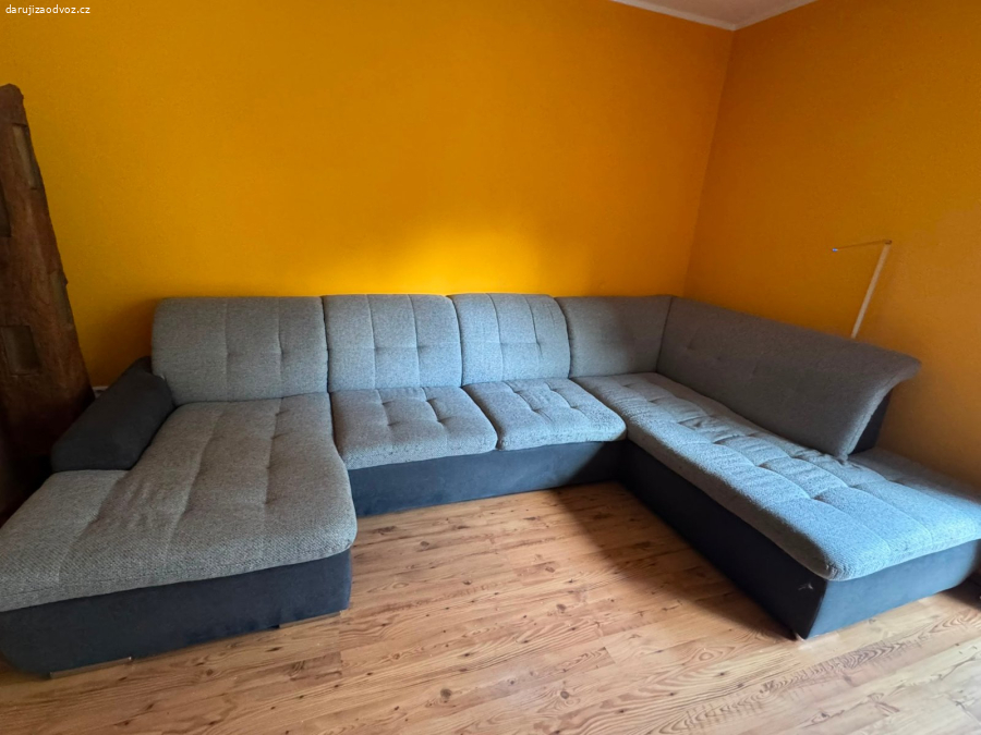 Daruji rohovou sedací soupravu za odvoz