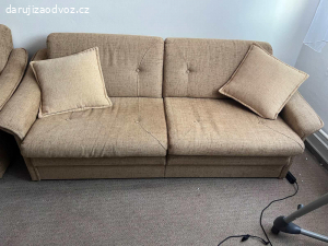 Daruji rozkládací sedací soupravu +2 křesla