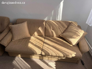 Daruji rozkládací sedací soupravu +2 křesla