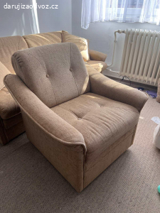 Daruji rozkládací sedací soupravu +2 křesla