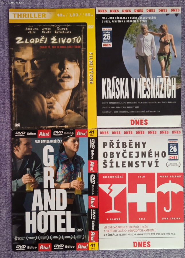 Daruji různá DVD