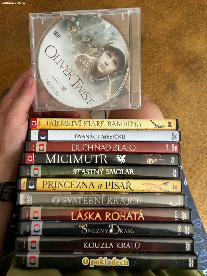 Daruji sadu DVD pohádek
