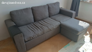 Daruji sedačku/gauč s taburetem