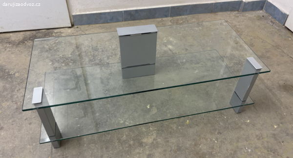 Daruji skleněný TV stolek