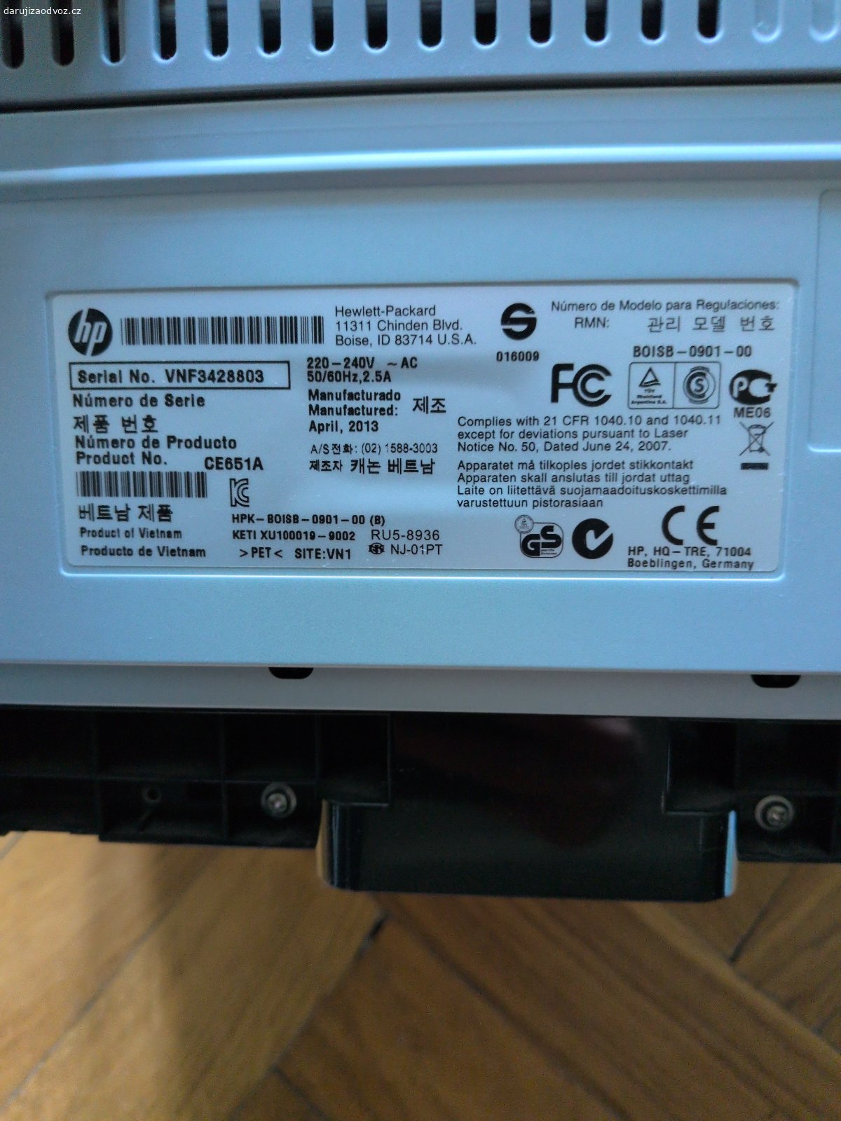 Daruji tiskárnu HP LaserJet P1102. Daruji za odvoz plně funkční černobílou laserovou tiskárnu + 1 náhradní toner. Připojení k počítači pouze přes USB.