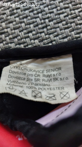 Dětská cyklist. helma a rukavice