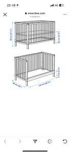 Dětská postýlka ikea