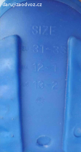 Dětské nastavitelné ploutve v obalu vel 31-33