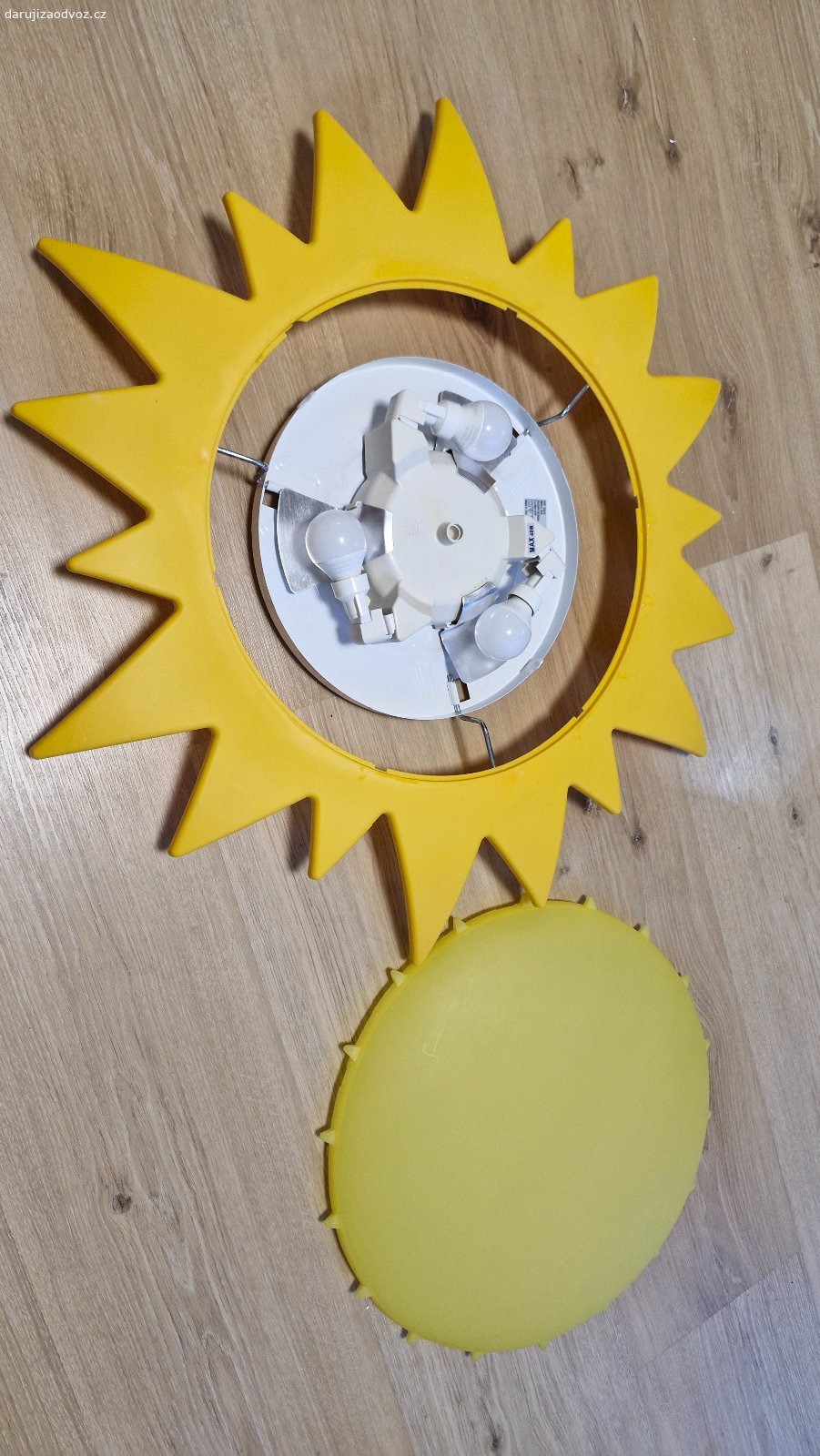 Dětské svítidlo Ikea - Slunce. Svítidlo do dětského pokoje (3x LED žárovka)