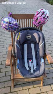 Dětské vajíčko Cybex + 2 dětské přilby