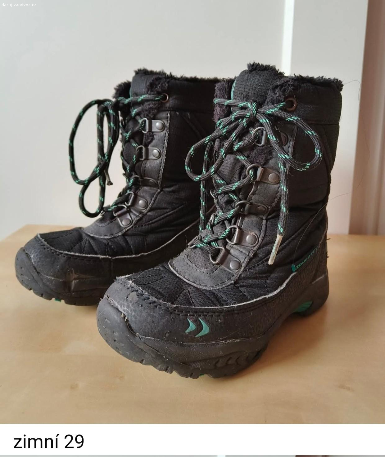 dětské zimní a celoroční boty. velikosti u fotek