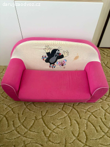 Dětský gauč s krtečkem