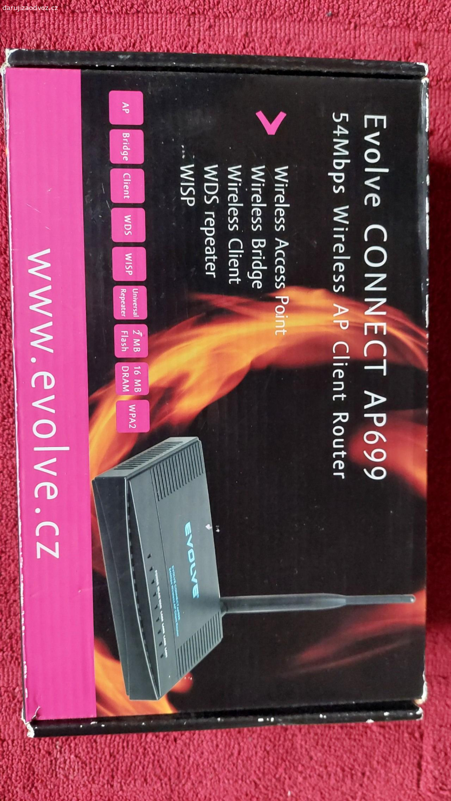 Evolve Router Domácí router s WiFi - PC, Notebooky - Daruji za odvoz