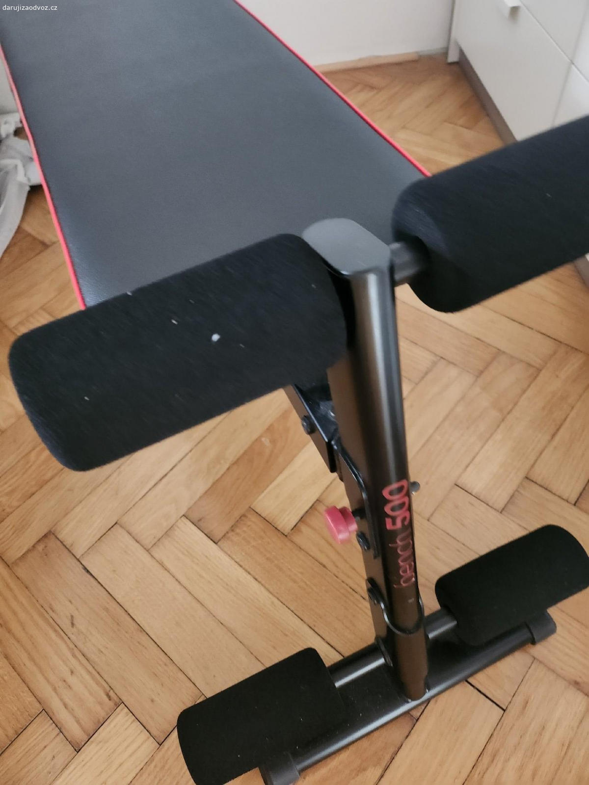 Domyos posilovací lavice. moc jsme ji nevyužili (narození dětí), takže ok stav. nerezervuji, Praha 3.