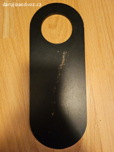 Dřevěmá cedule na dveře