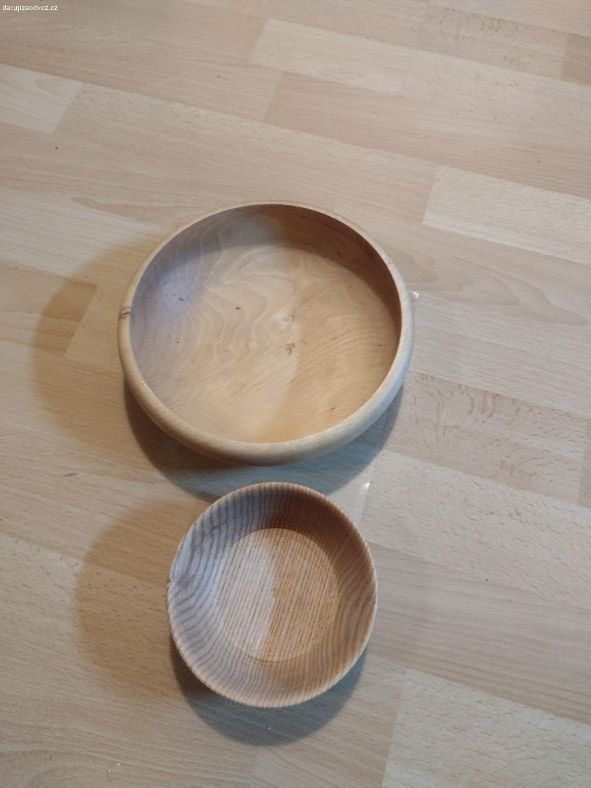 Dřevěné misky. 2 kusy, rozměry viz fotografie