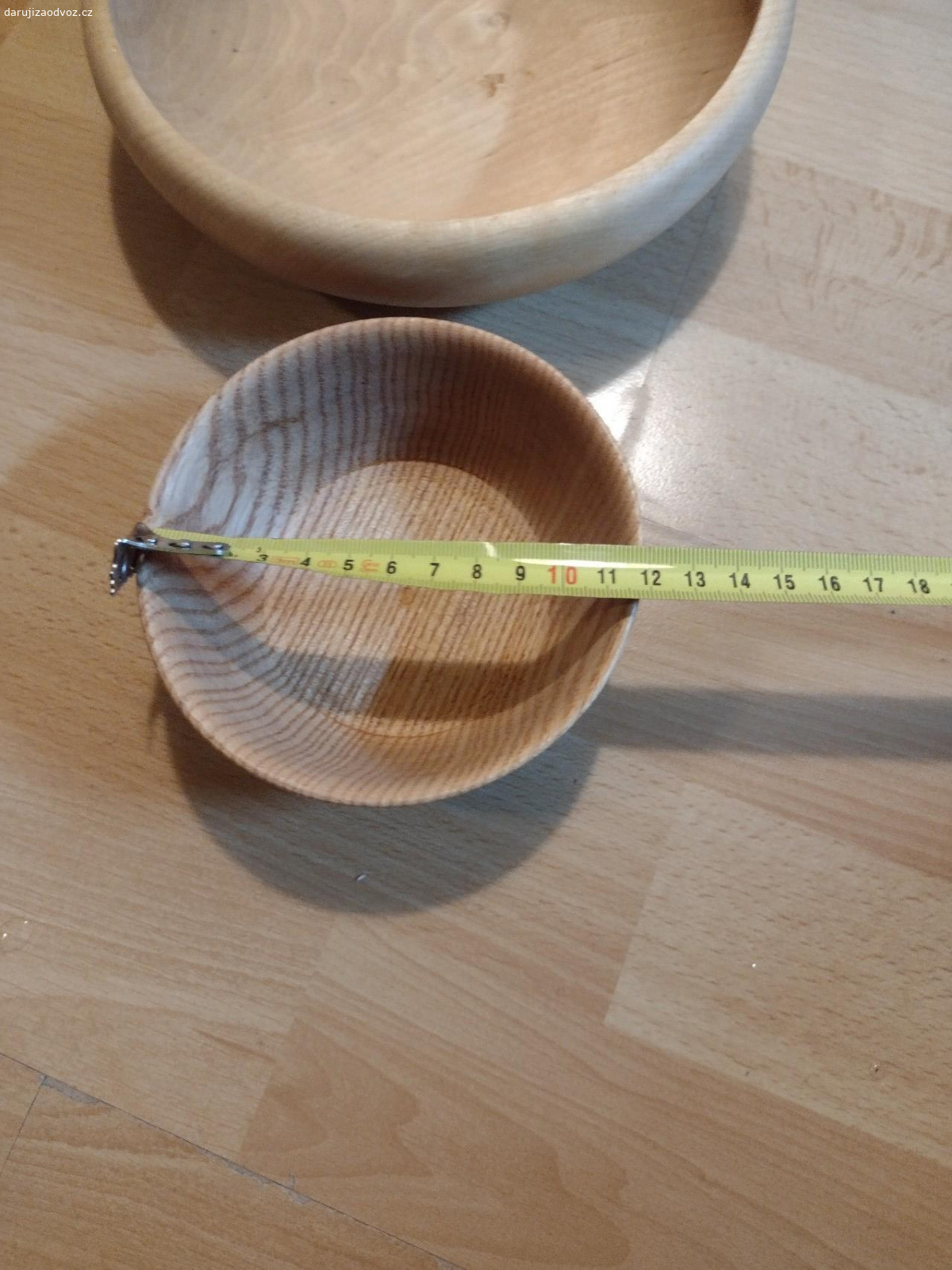 Dřevěné misky. 2 kusy, rozměry viz fotografie